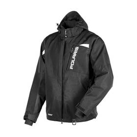 283305602 Polaris Mens Tech54 Switchback Snowmobile Jacket Snocross Waterproof Black