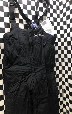 285420703 Polaris Oem Mens Medium Black Waterproof Mvt Snowmobile Bibs