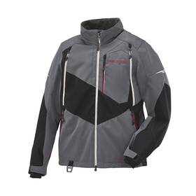 286051902 Polaris Tech54 Revelstoke Mountain Shell Snowmobile Jacket Waterproof Grey/red