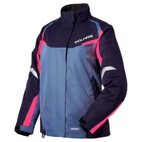286244206 Polaris Womens Northstar 2.0 Snowmobile Jacket Insulated Waterproof Blue/pink