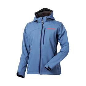 286246014 Polaris Womens Softshell Snowmobile Jacket Fleece Lined Water Repellent Blue