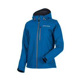 286451909 Polaris Womens Softshell Jacket Warm Water Repellent Fleece Blend Lined Blue