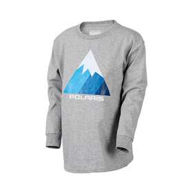 2864692 Polaris Youth Kids Longsleeve Peak Tee T-shirt - S M L Xl New