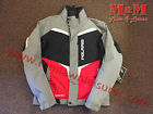 2865010 Polaris Mens Snowmobile Jacket Adventure Gray Red - Black