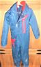 Rn22629 Chaparral Vintage Snowmobile Suit Kids Size Bibs Piece Hood Pant