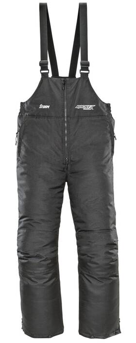 1813-084 Rocket Snow Gear Mens Large Black Storm Bib
