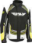 S-470-4024yl Fly Racing Snx Pro Waterproof Insulated Snowmobile Snow Jacket Black