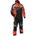 S-73-9166 Castle Freedom Monosuit Shell Waterproof Snowmobile Snow Suit Orange Mens