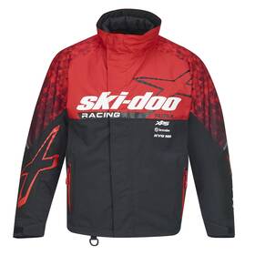 4408940430 Ski-doo Mens X-team Snowmobile Jacket Insulated Wind/waterproof Fleece Red
