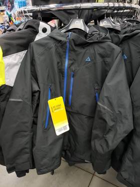 4409311290 Ski-doo Mens Bc Kona Jacket Black Xl #4409311290