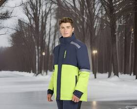 Ski-doo 4409341270 Ski-doo Mens Vasa Snowmobile Jacket Snocross Flotation Assistance Green Xl 41370