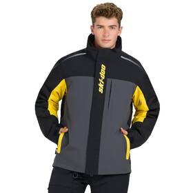 Ski-doo 4409350490 Ski-doo Mens Legacy Snowmobile Jacket Insulated Water Resistant Warm Black