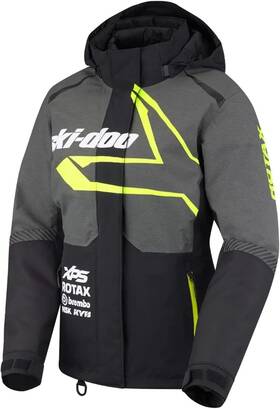 4409450429 Ski-doo Ladies X-team Jacket Small Charcoal Grey
