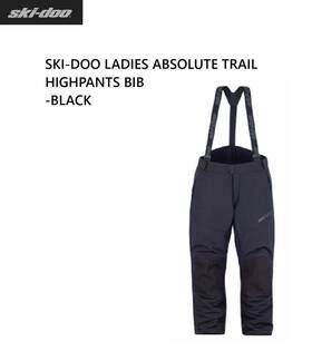 4416691290 Ski-doo Ladies Absolute Trail Highpant Insulated Bib Black-xl
