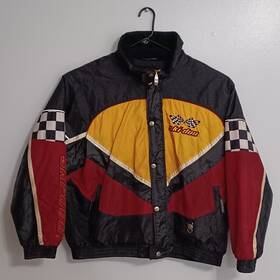 442-079ld Ski-doo Vtg 90s Y2k Jacket Snowmobile Bombardier Bomber Racing Sz 3xl Read