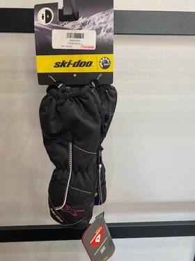Ski-doo 4463022390 Skidoo X-team Mitts Kids Black Sz 4