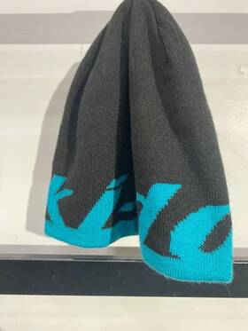 Ski-doo 4475400074 Skidoo Reversible Beanie Black/teal One Size Fits All