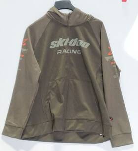 Ski-doo 4544030477 Ski-doo Sno-x Fleece Zip-up Jacket Army Green S