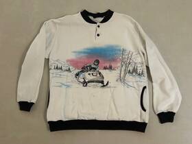 88-skidoo-sweatshirt Ski-doo 1988 Formula Mx Snowmobile Sweatshirt Clothing White Blue Vintage 88