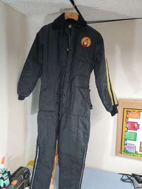 24043 Ski Doo Bombardier Vintage 70s Ski- Boys Latge Snowmobile Suit