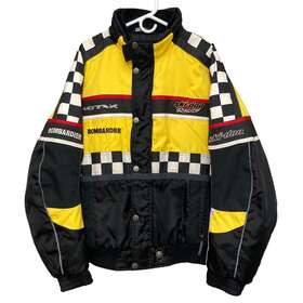 Ski-doo V-2830 Vtg Sno Gear Bombardier Veste Racing Jacket Coat 2xl Made In Canada