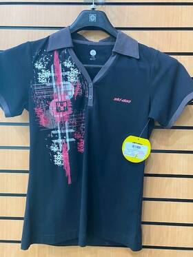 Skidoo 4535730490 Ladies Polo Black Small