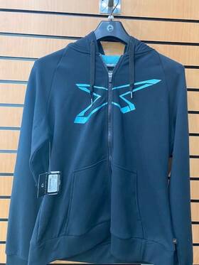 Skidoo 4542880990 Zip Up Hoodie Ladies Black Large