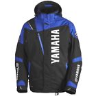 Smb-17jmx-bl-md Yamaha Fxr Mission Snowmobile Jacket Blue Medium Free Sticker