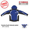 Smy-17jsx-bl Yamaha Youth Velocity Snowmobile Jacket Blue Sizes