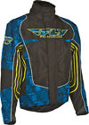 Snx Black Lg Large Racing Snowmobile Snow Wild Blue Jacket Fly Lrg Cross