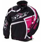 5255-15 - Women Rpm Pink Racing Drift Jacket Snowmobile Black