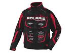 286400309 Xl Red Fxr Shipping Free Jacket Black Race Crew Snowmobile Polaris