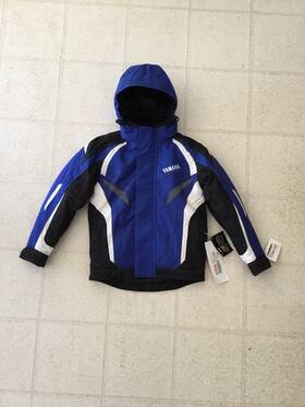 Smc-17jsx-bl-06 Yamaha Boy S Velocity Jacket Blue Size 06 Nwt