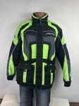 Arctic Cat Iron Dog Men Lime Green Snowmobile Jacket Broken Zipper. Fixed Price $52.49.