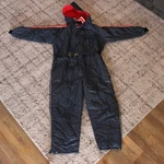 Western Field Snowsuit Mens Xl Navy Red Insulated Hood Belt Zip Legs Snowmobile. Fixed Price $109.99.