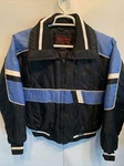 Vtg Yamaha Srx Snowmobile Racing Jacket Coat Mens Size Medium Black Blue. Fixed Price $59.95.