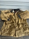 Roper Range Jacket Mens Med Brown Insulated Canvas Chore Wool Blend Vtg Texas. Fixed Price $69.99.