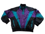 Winter Cold Wave 90S Snowmobile Coat Ski Jacket Mens Large Teal Black Purple. Fixed Price $25.00.