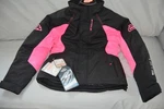Pivot Womens Jacket Insulated Waterproof 300D Poly Black/pink Small. Fixed Price $100.00.