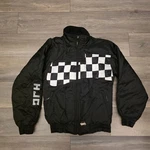 Hjc Cirolux Gear Checkered Leather Jacket Men's Sz Black Snowmobile. Fixed Price $25.00.