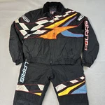 Vintage Hein Gericke Polaris Snowmobile Mens Jacket Sz Lw & Bibs Pants. Fixed Price $244.44.