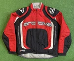 Arctiva Comp 2 Snowmobile Jacket Mens Medium Performance Full Zip Red Riding. Fixed Price $64.88.