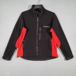 Polaris Pure Fleece Jacket Men's Black Red Full Zip Outdoor. Fixed Price $19.09.