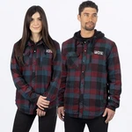 Fxr Racing Steel/merlot Unisex Timber Insulated Flannel Jacket- 231117-0327-19. Fixed Price $124.99.
