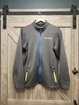 Polaris Snowmobile Mens Mid Layer Jacket Gray Grey Medium Fleece. Fixed Price $36.36.