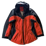 Obermeyer Ski Jacket Womens 10 Red Black Hooded Snow Winter Insulated Outdoor. Fixed Price $44.51.
