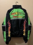 Team Arctic Cat Race Jacket Sno Pro Coat Rare Black Lime Green Spellout Mens Med. Fixed Price $179.99.