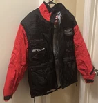 Arctiva Men's Black & Red Insulated Snowmobile Racing Jacket Size Medium. Fixed Price $38.97.