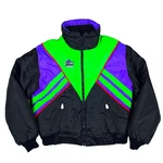 Vtg 90'S Choko 400 Snowmobile Racing Jacket Neon Retro Fleece Lined Large. Fixed Price $39.99.