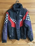 Vintage Ski Doo Snowmobile Rotax Racing Team Jacket Snogear Men Small. Fixed Price $69.00.